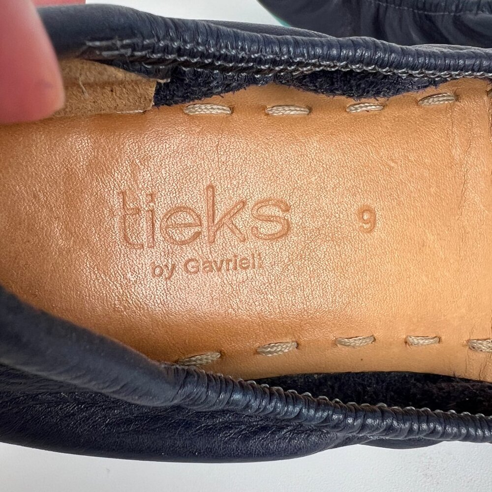 Tieks Foldable Ballet Flat Leather Slip On Travel Shoe Minimalist Comfortable - Picture 9 of 16
